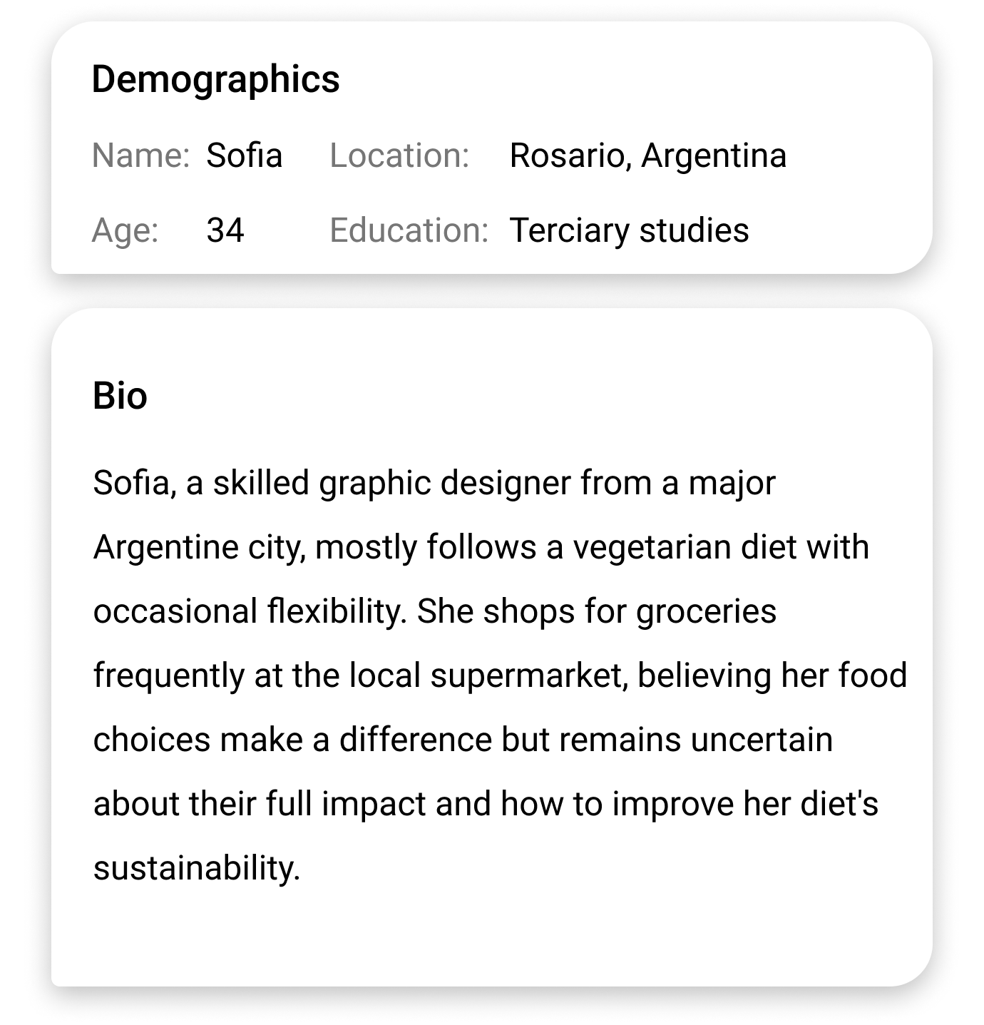 demo + bio